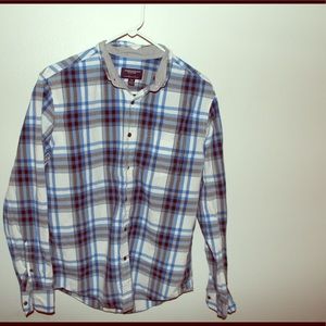 Blue American Eagle Button down